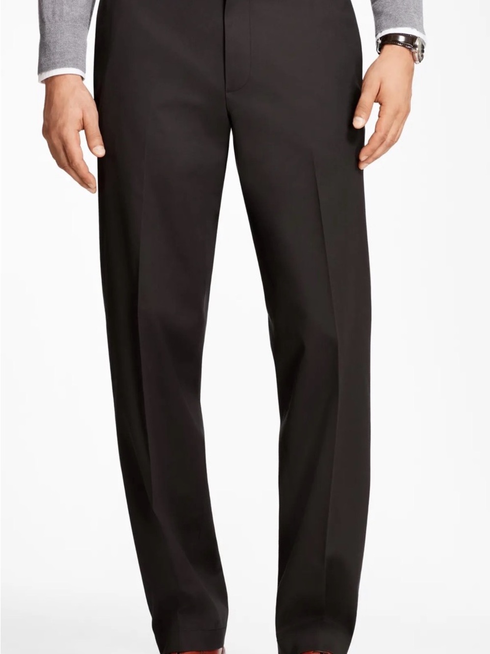 Brooks Brothers Hudson Fit Stretch Advantage Chino® Pants - Black